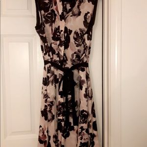 Floral Dress w/ belt.